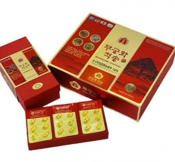 Tinh Dầu Thông Đỏ Mugunghwa 180 Viên (Thùng 10 Hộp) – Hàng Chính Hãng Hàn Quốc
